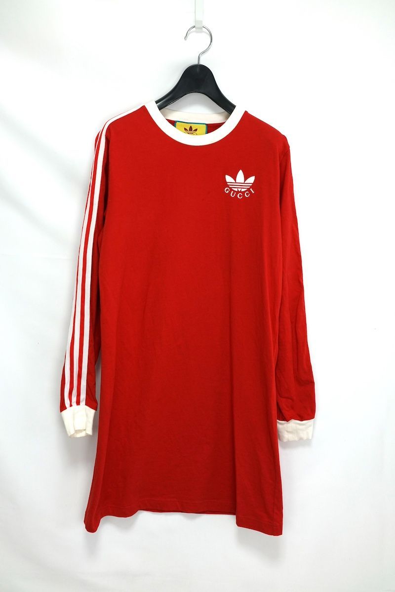 adidas GUCCI アディダス グッチ ストライプ プリントロゴ 長袖