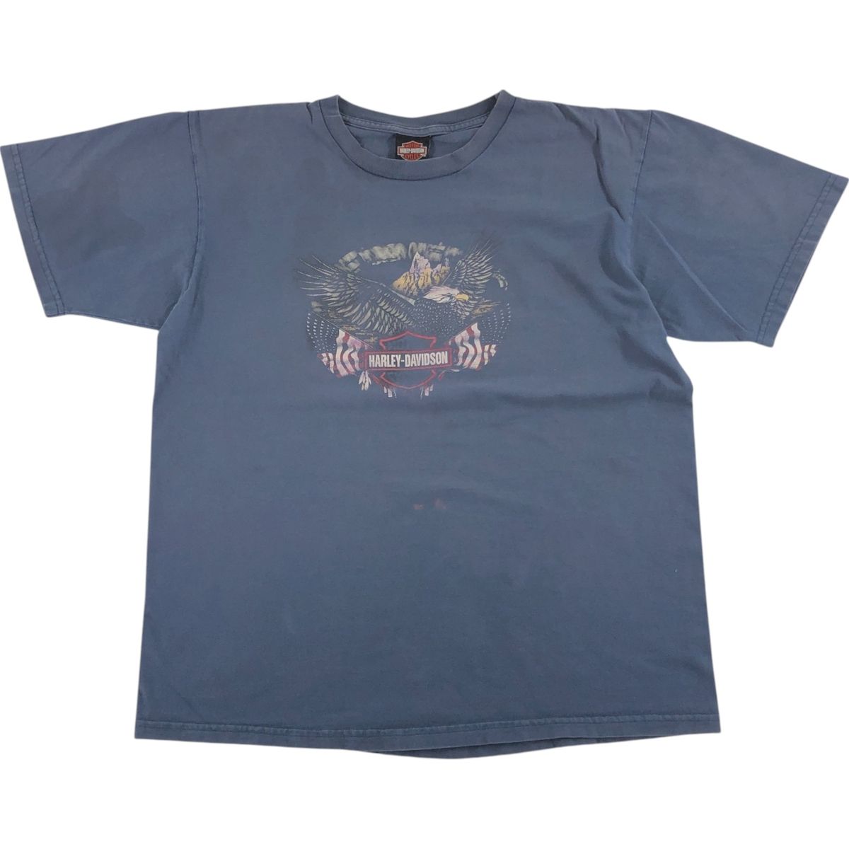 古着 90年代 ハーレーダビッドソン Harley-Davidson 鷲柄 イーグル柄 バックプリント モーターサイクル バイクTシャツ |eaa538912