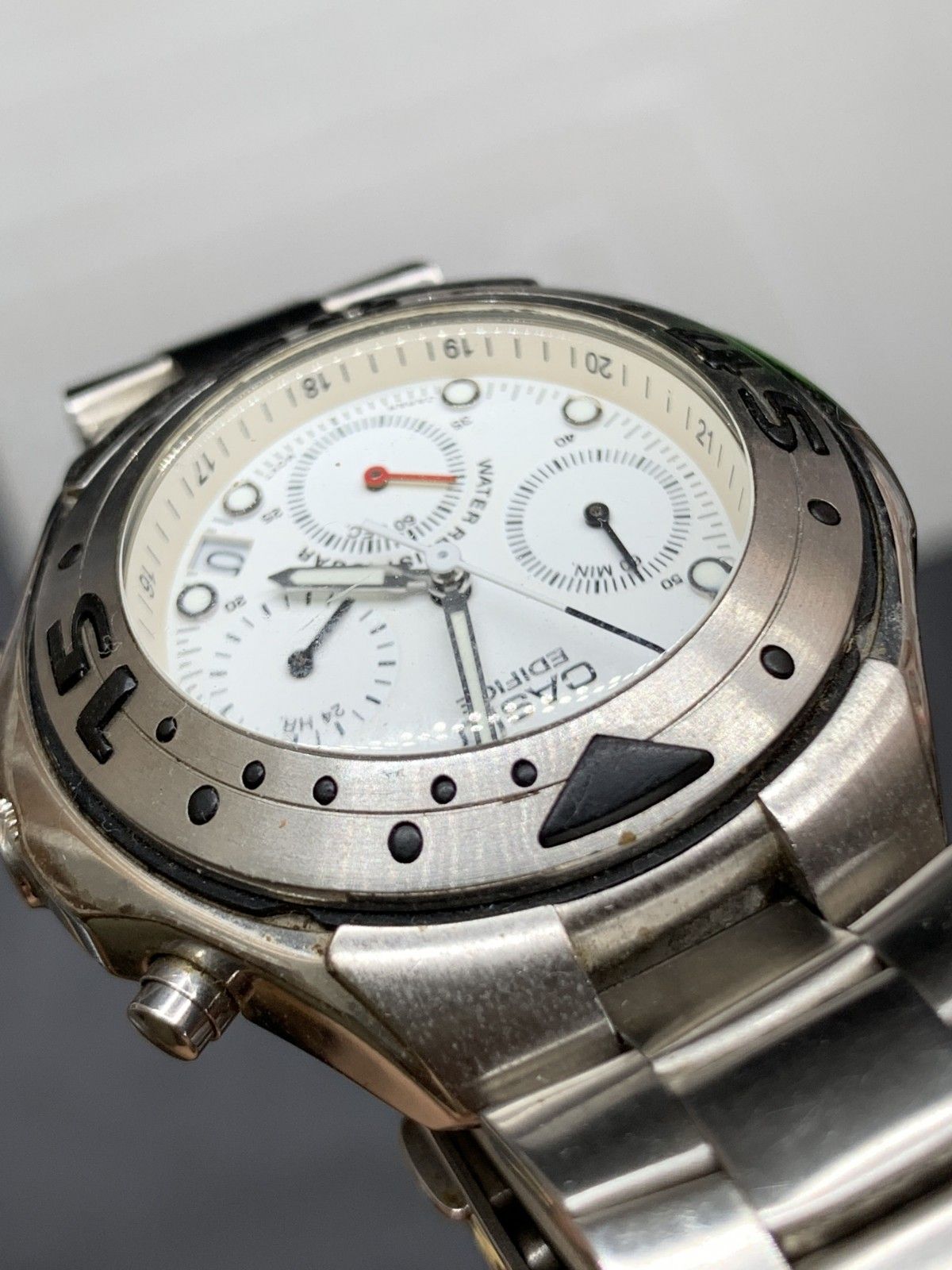 P435 不動 CASIO カシオ EDIFICE エディフィス EF-301 クォーツ 腕時計