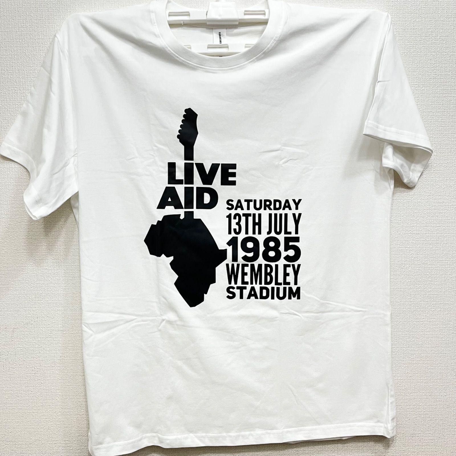 Live Aid ライブエイド ©1985 ロック バンドTシャツ 1985 LIVE AID イベントTシャツ！ | CUSTOM FEVER