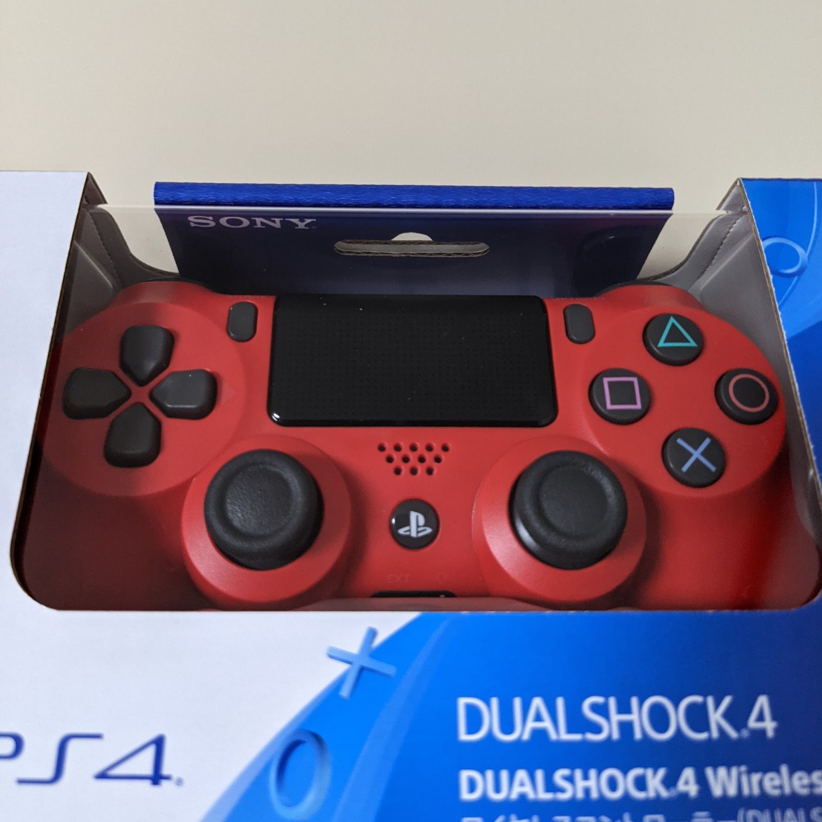 【純正】DUALSHOCK 4 マグマ•レッド SONY