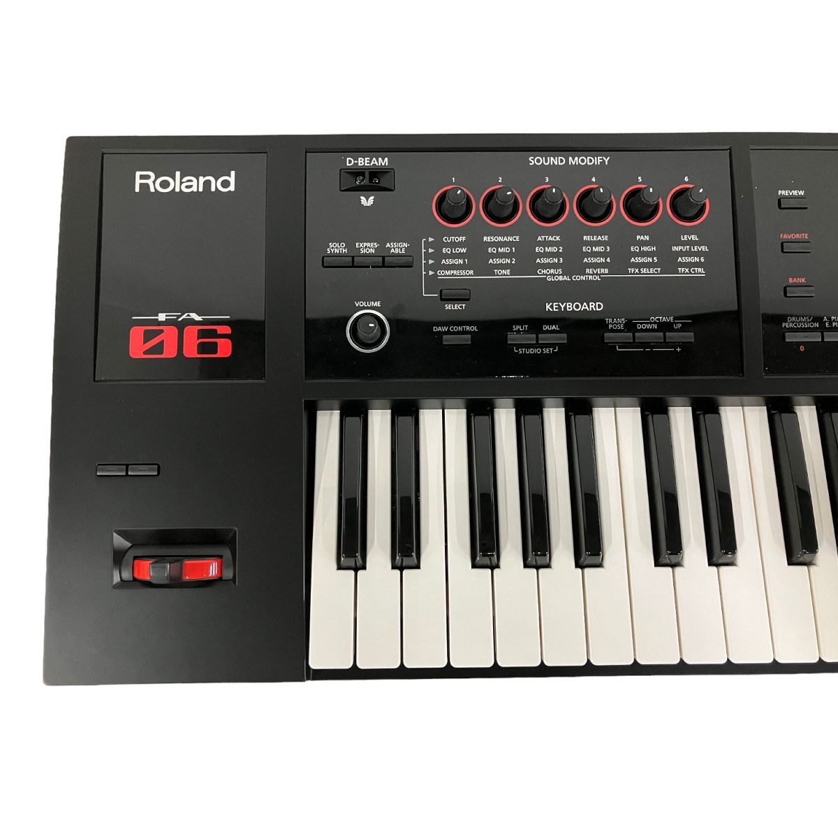 Roland FA-06 キーボード シンセサイザー 61鍵盤 ローランド ソフトケース付き 楽器 中古 良好 B9101613 - メルカリ