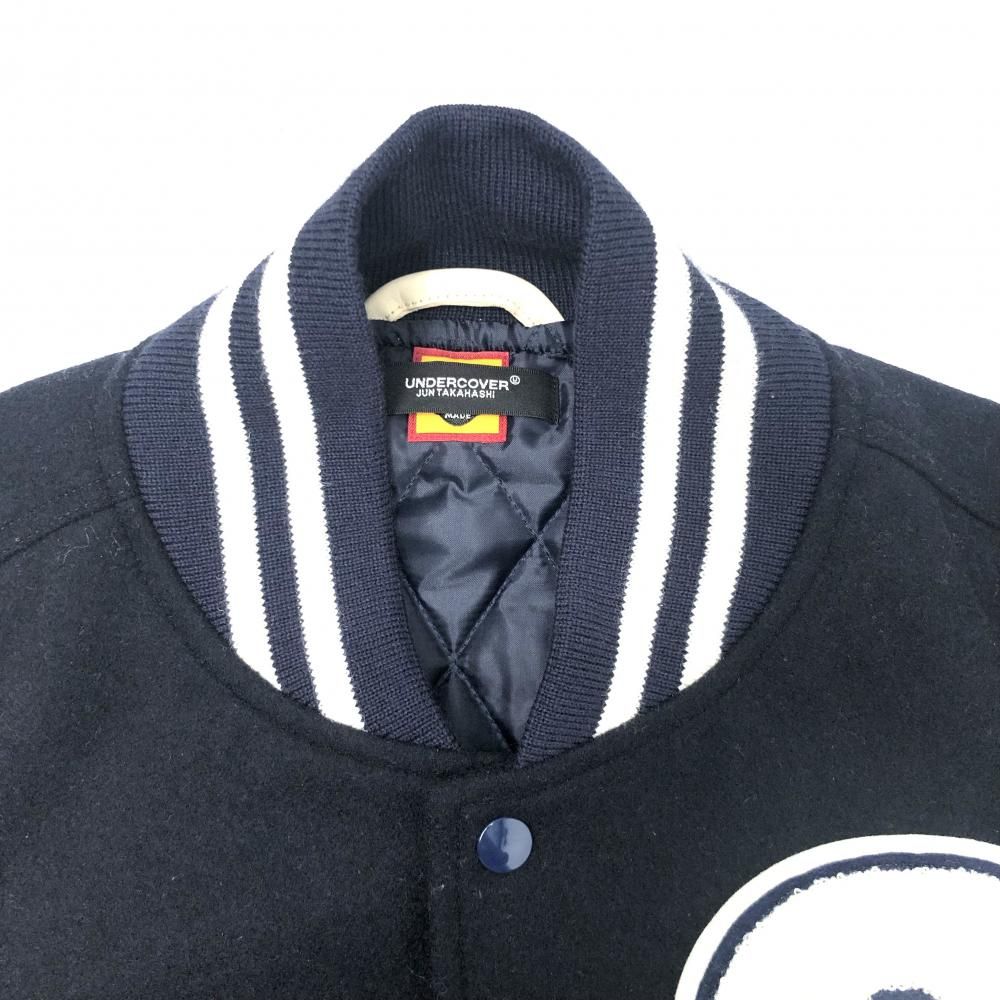 中古】UNDERCOVER×HUMANMADE スタジャン ネイビー M ヒューマン