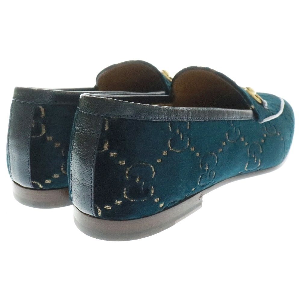 GUCCI (グッチ) ヨルダーン GG ホースビット ベルベット