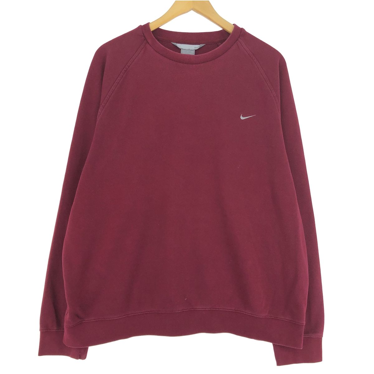 古着 ナイキ NIKE ワンポイントロゴスウェットシャツ トレーナー メンズXL/eaa411437