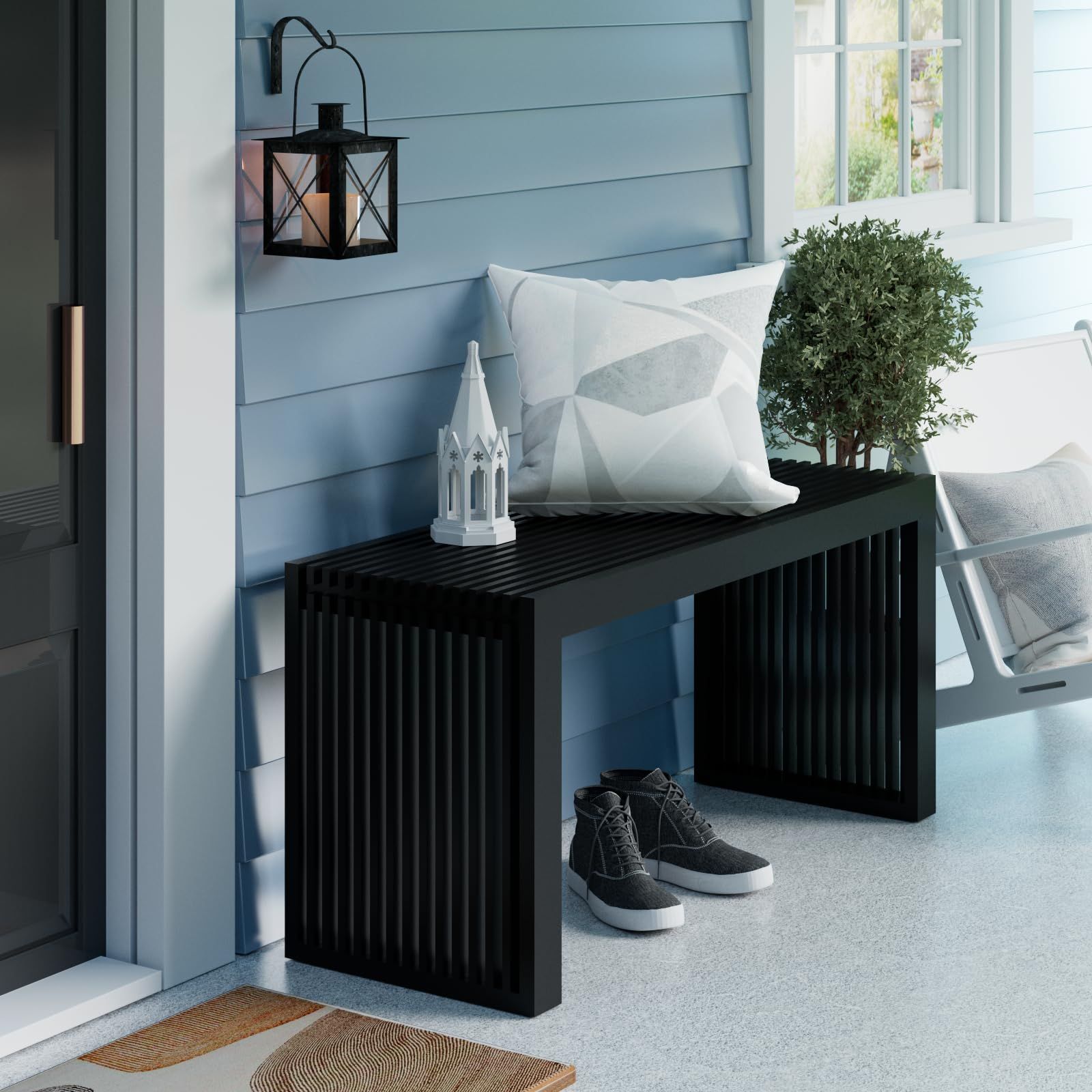 数量限定】長椅子 二人掛け 玄関ベンチ ナチュラル パークベンチ  