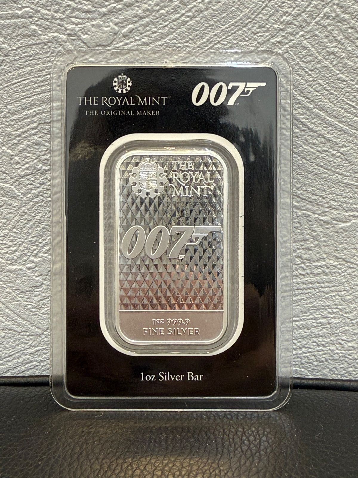007 ダイヤモンドは永遠に 純銀バー 1oz 品