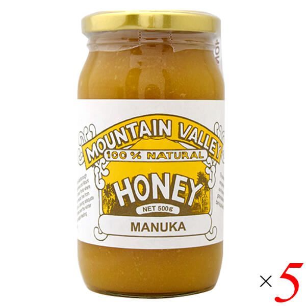 マウンテンバレー マヌーカ蜂蜜 500g 5個セット マヌカはちみつ マヌカハニー マウンテンバレー マヌーカ蜂蜜 500g 5個セット マヌカはちみつ マヌカ