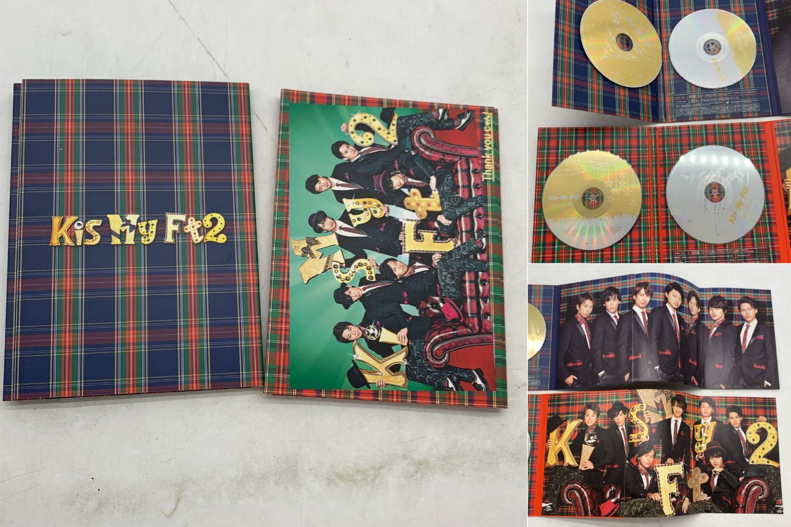 04ｍ0801 Kis-My-Ft2 キスマイ グッズまとめ売り 一番くじ（CD/うちわ