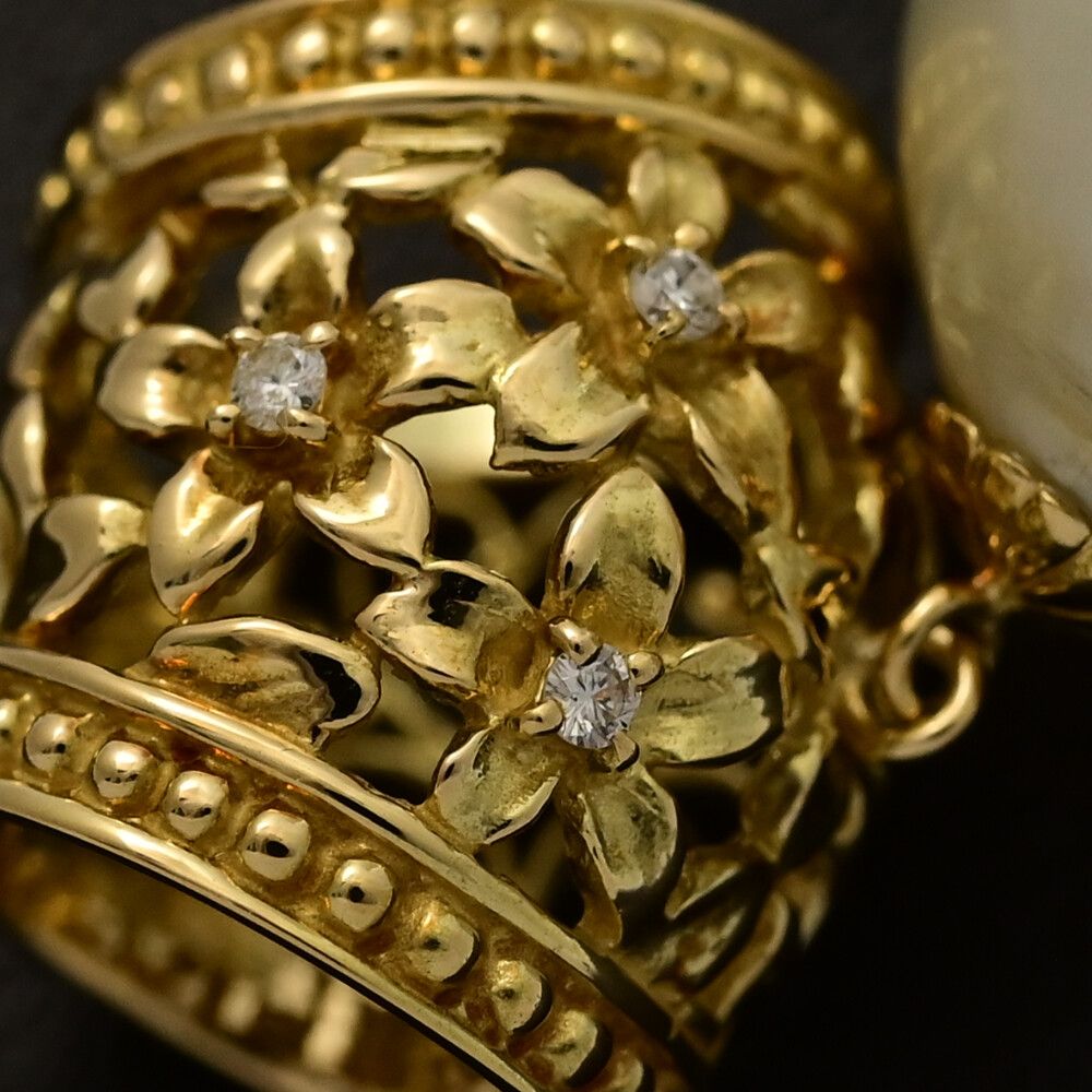 ･ダイヤモンドペンダントトップ K18YG