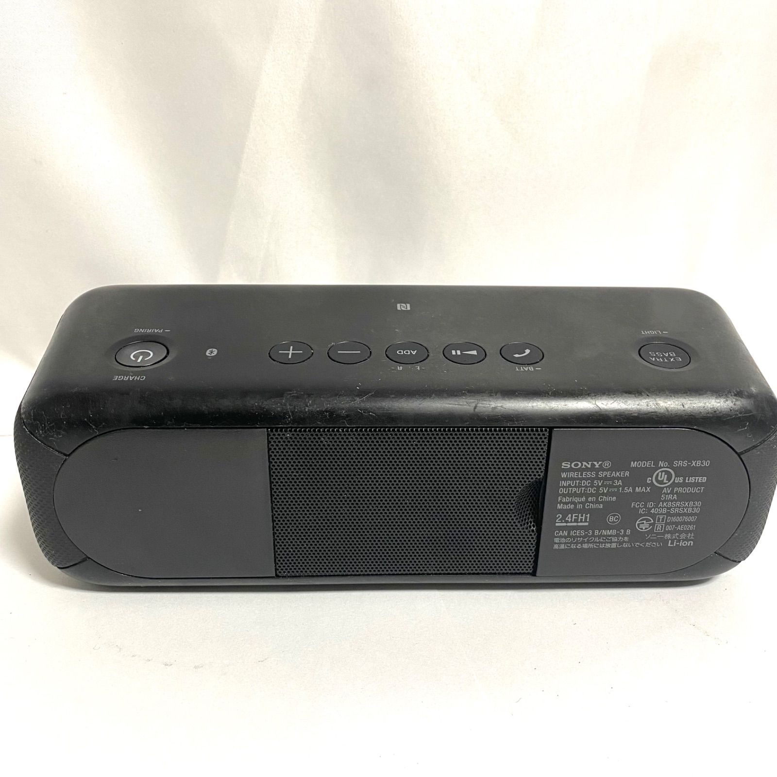 SONY ワイヤレススピーカー SRS-XB30 ブラック ソニー - メルカリ