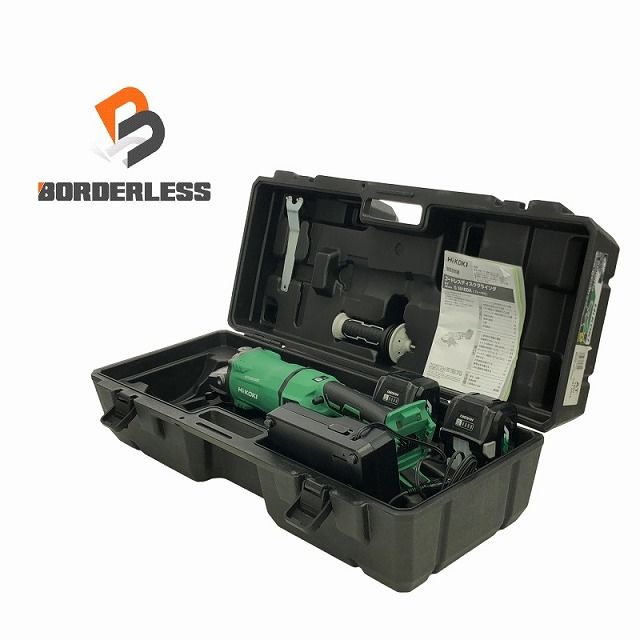 ♥品 HiKOKI ハイコーキ 180mm 36V コードレスディスクグラインダー G3618DA 2WP バッテリー2個 36V 4.0Ah 充電器付