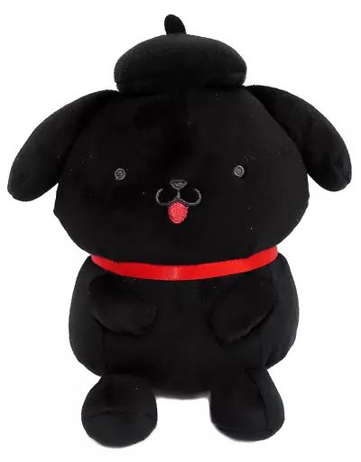 中古】雑貨 ポムポムプリン(ブラック) ぬいぐるみボールチェーン