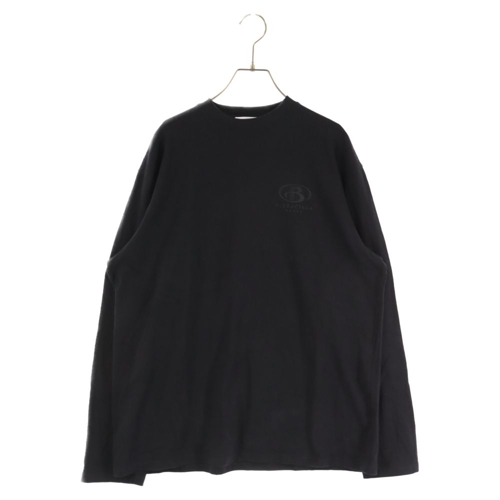 BALENCIAGA (バレンシアガ) ロゴ刺繍ロングスリーブカットソー