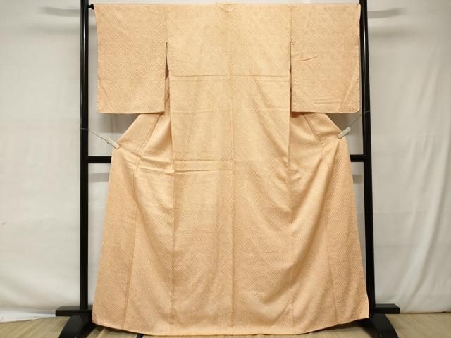 平和屋着物□大変加工の良い総絞り小紋 そごう百貨店扱い 正絹 逸品