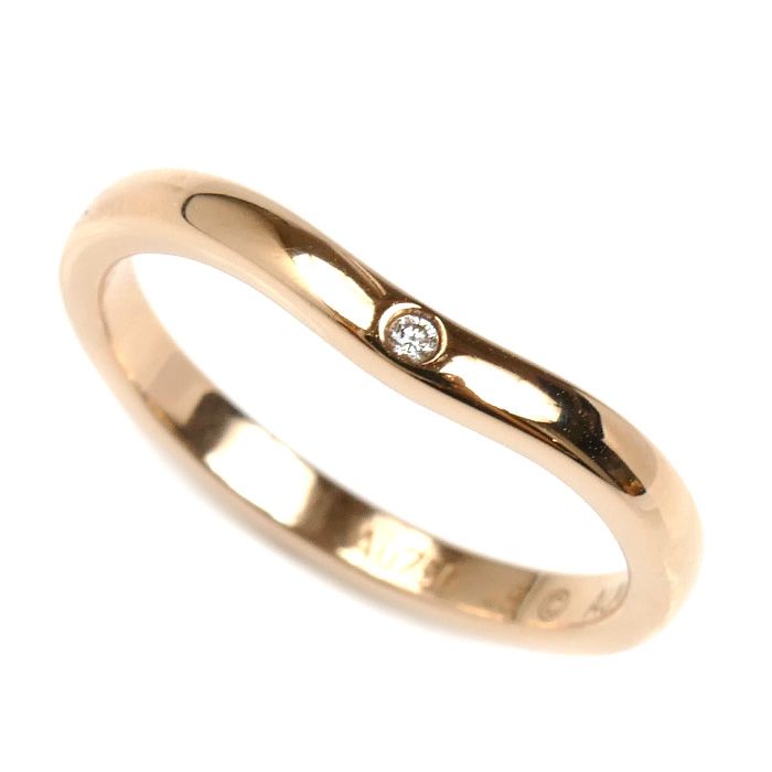CARTIER カルティエ K18PG ピンクゴールド バレリーナ カーブ 