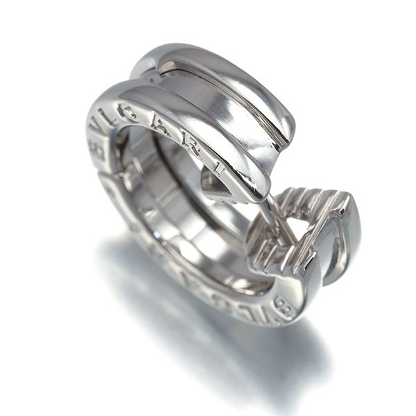 ブルガリ ピアス ビーゼロワン B-ZERO1 フープ 片耳 左耳用 K18WG  