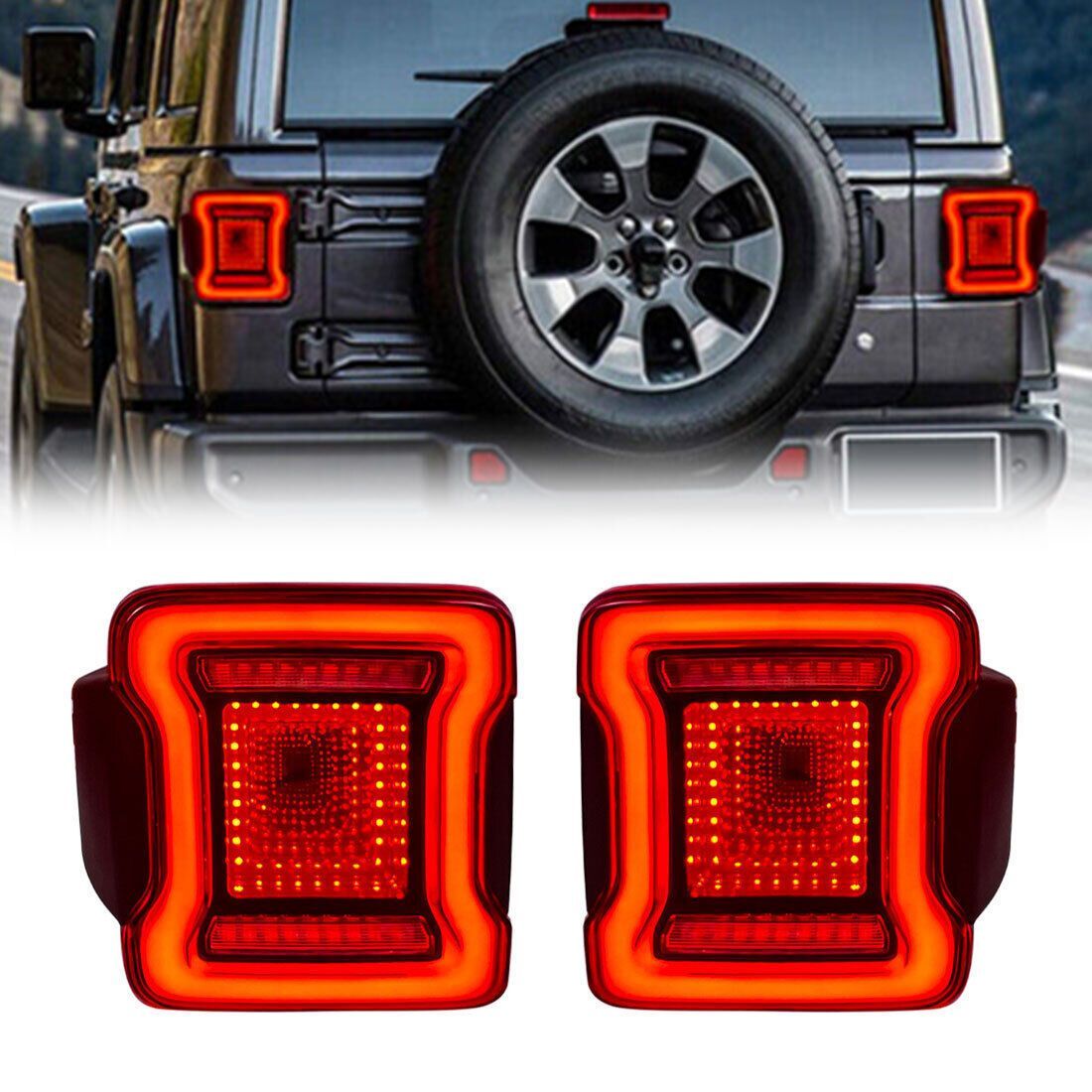 本日限りお値引き！ジープ　ラングラー　jk LED テールライト ラングラー JEEP JK テールライト LED アクリル 横ライン ライト