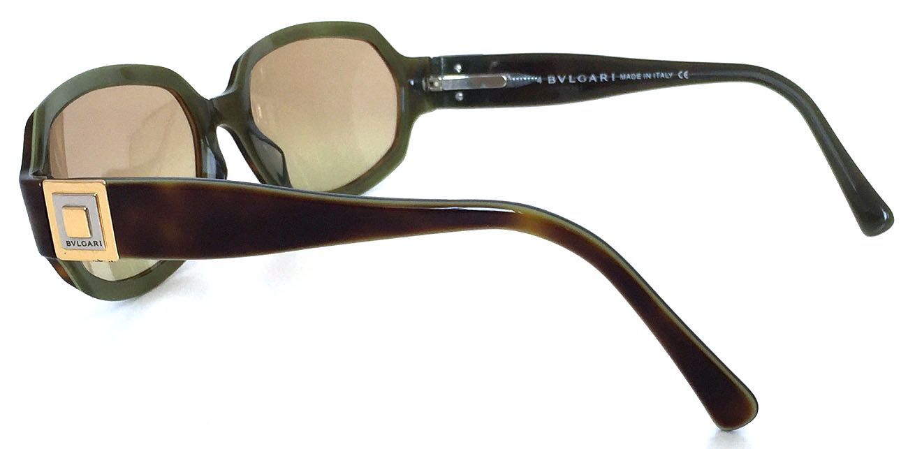ブルガリ サングラス ブラウン べっ甲柄 レディース 58□17 茶色
