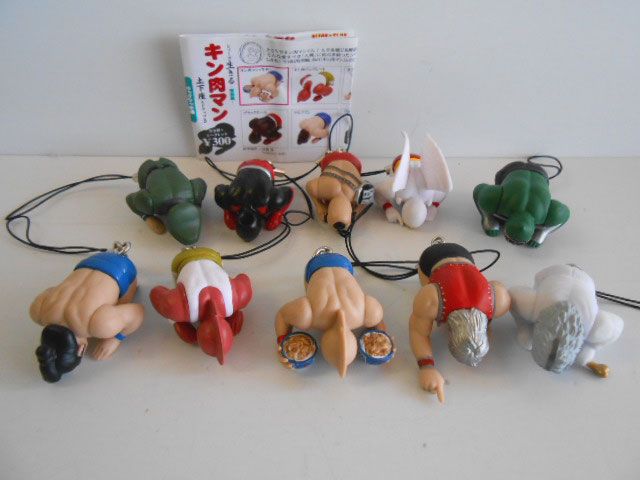 ♯Kqt31CAキン肉マン土下座ストラップ3タッグマッチ編S入全10種