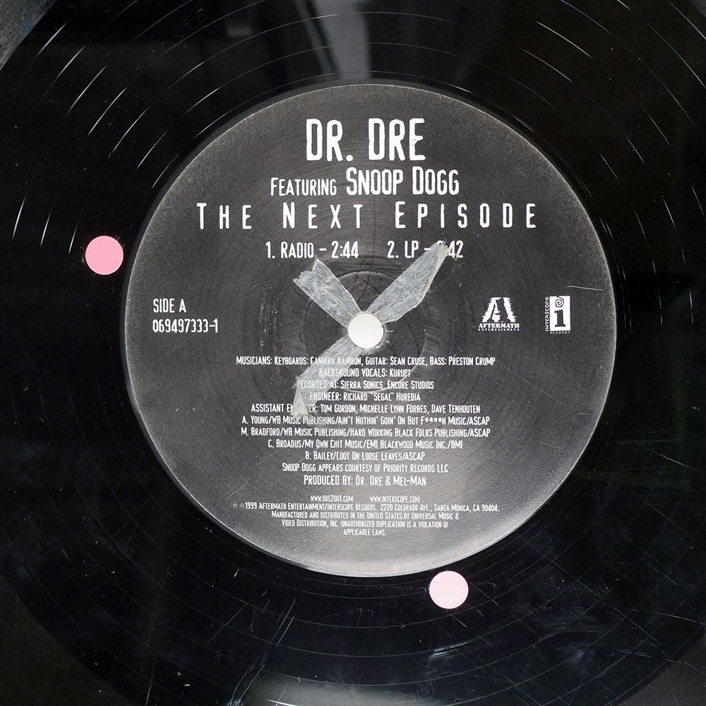 ジャンク,米 US盤 DR. DRE/NEXT EPISODE/AFTERMATH