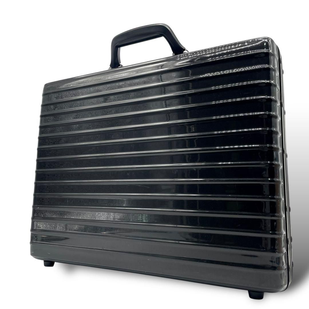 RIMOWA リモワ アタッシュケース ダイヤルロック ビジネス ビジネスバッグ/ポリカーボネート ブラック【中古】 メンズ - メルカリ