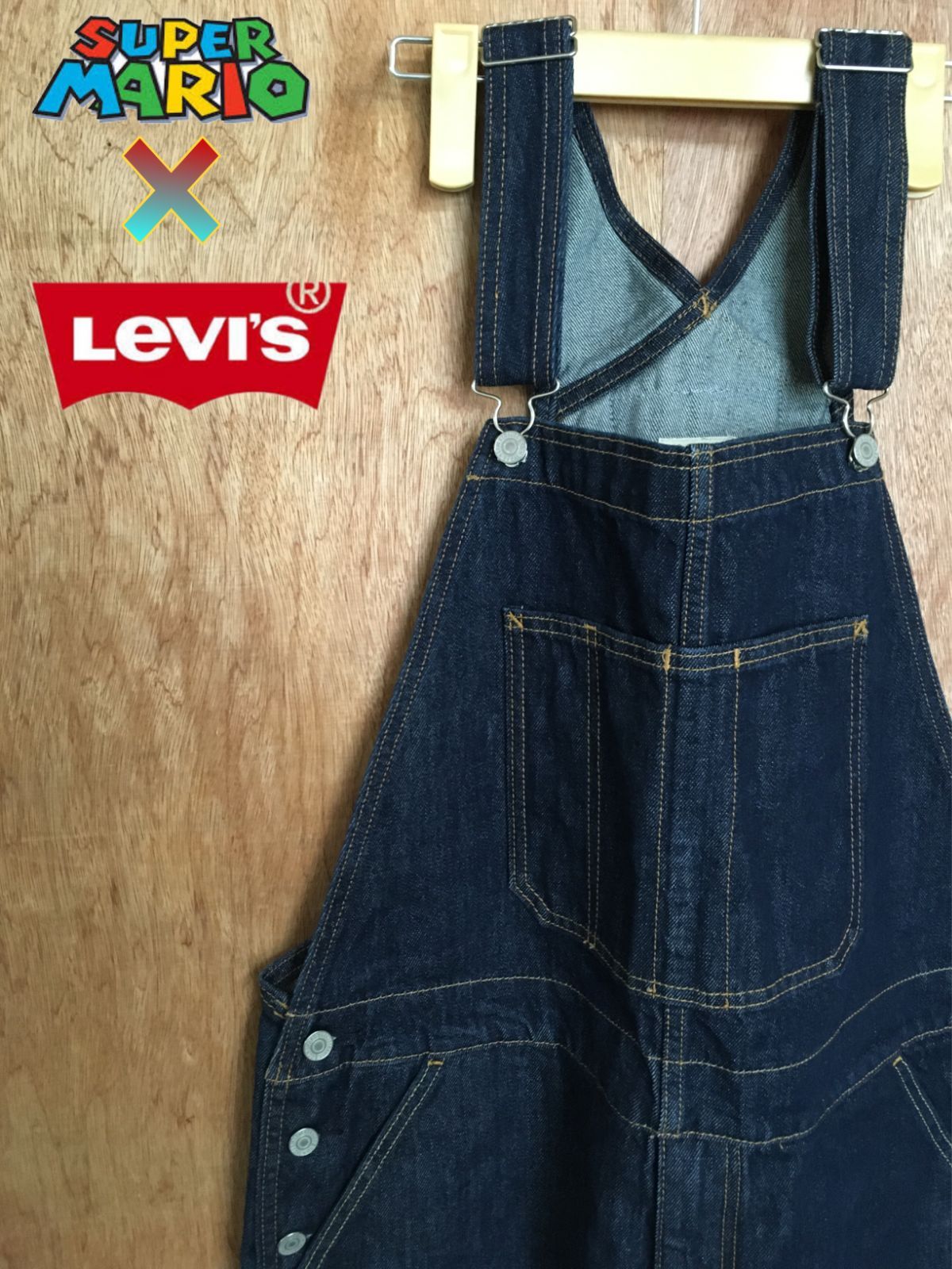 Levi's×SUPER MARIO コラボ オーバーオール 任天堂 - メルカリ