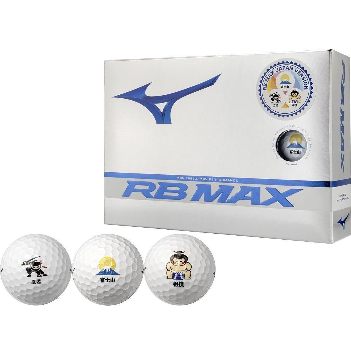 MIZUNO(ミズノ) ゴルフボール RB MAX ヘッドスピード全領域対応 デ Amazon.co.jp: MIZUNO(ミズノ) ゴルフボール RB MAX JAPAN 1