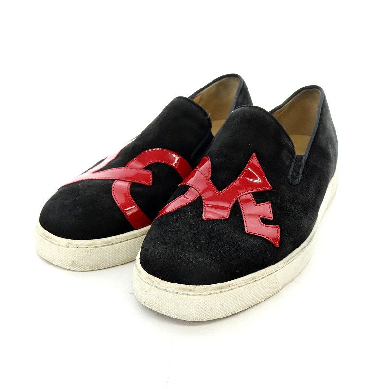 クリスチャンルブタン Christian louboutin スエード LOVE スリッポン