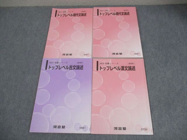 河合塾　トップレベル古文・漢文 河合塾 トップレベルコース トップレベル現代文/漢文/古文論述