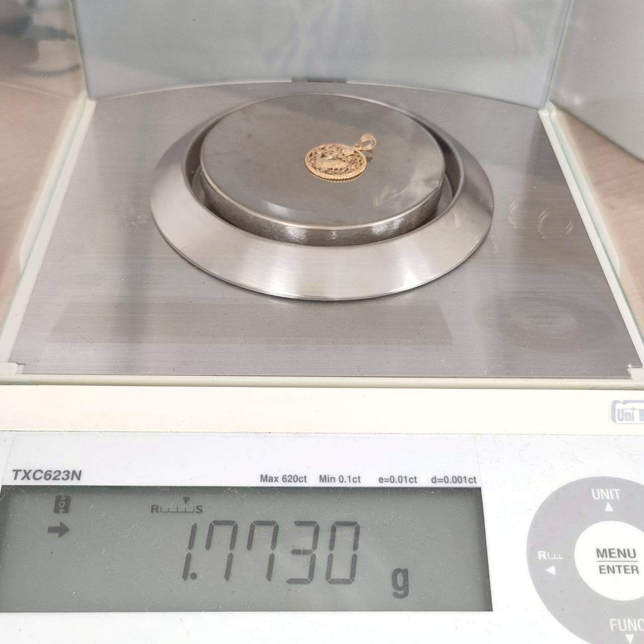 デザインネックレストップ 1.77ｇ