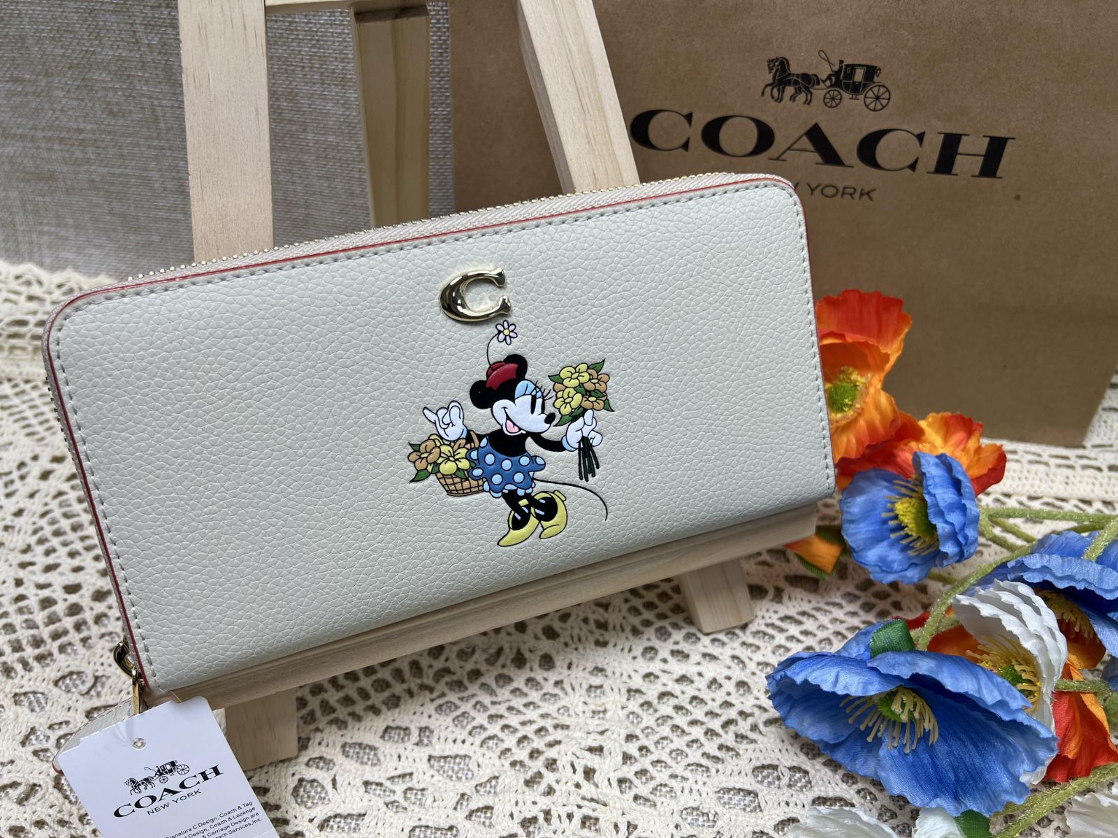 COACH 財布 コーチ 長財布 アコーディオン ジップ リジェネラティブ