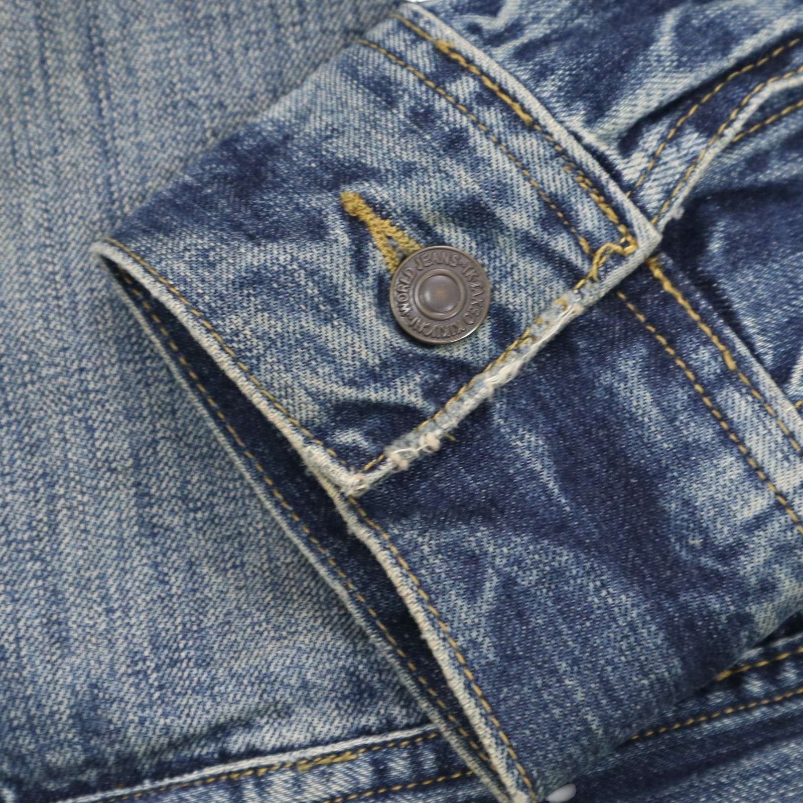 TK TAKEO KIKUCHI タケオキクチ 通年 刺繍&ヴィンテージ加工☆ 襟 