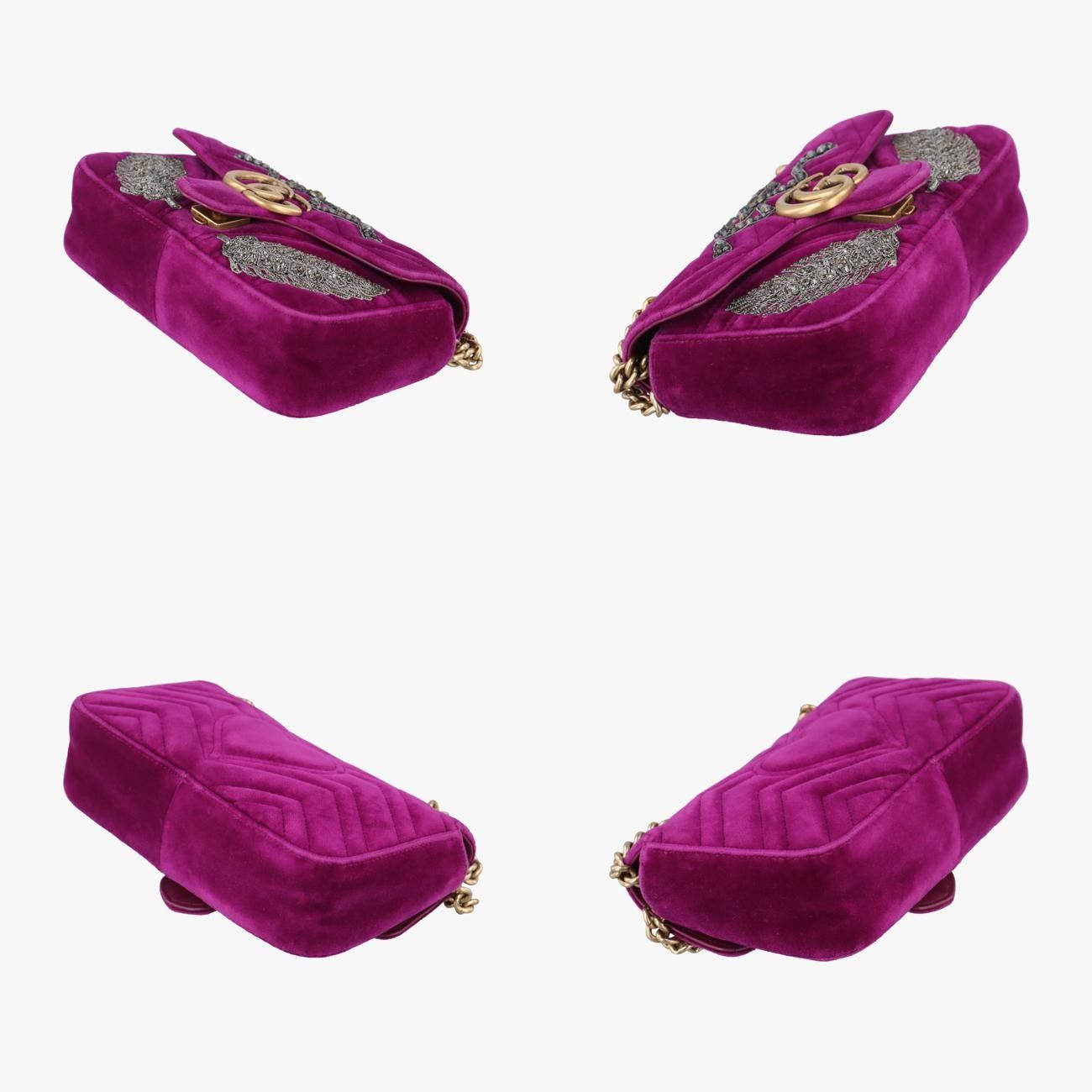 グッチGucciGGマーモントパープルベロア446744A022824960