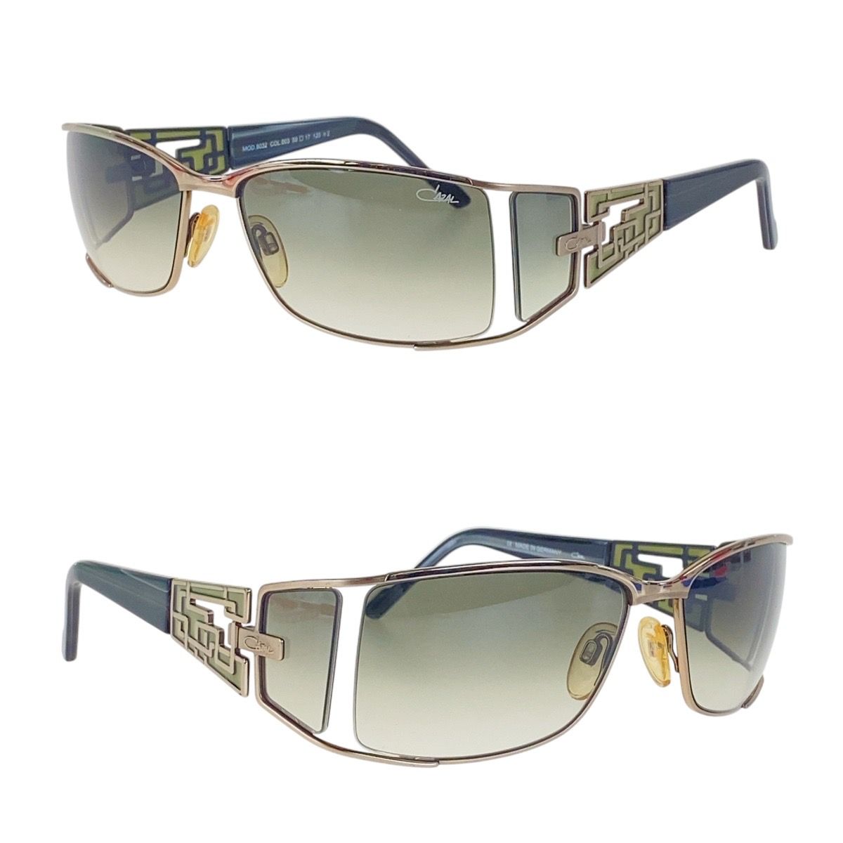 CAZAL カザール ブラック 黒 シルバー金具 メタル/プラスチック 59□17  