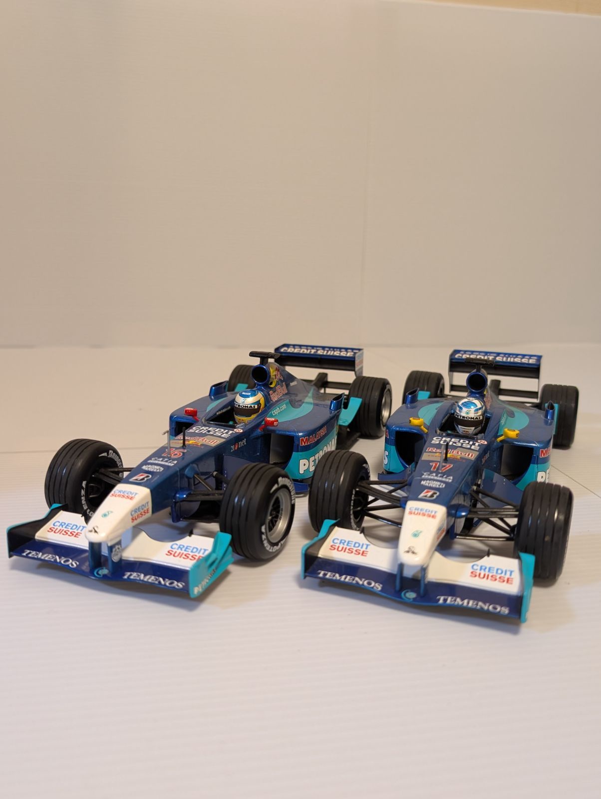 状態注意 2台セット 1|18 ザウバーペトロナス C20 キミ ライコネン ニック ハイドフェルド