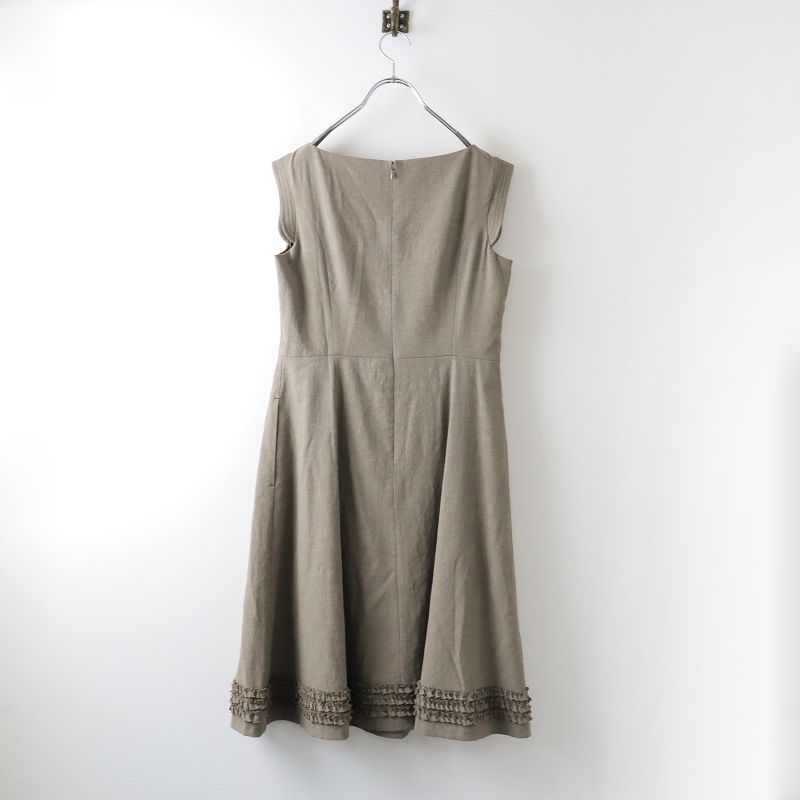 トッカ TOCCA 美品 2020SS 洗える FEIRA ドレス 6/トープ系  