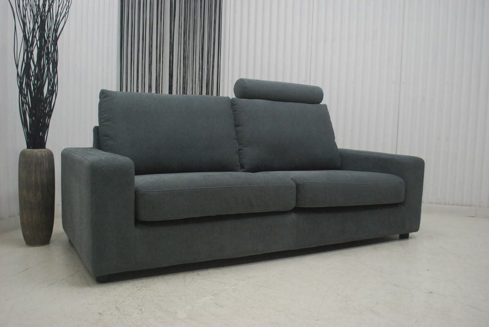 アウトレット 現品限り 一部 大 スタイリッシュモダン グレイ ３人掛け 3Ｐ ソファー ファブリック 布製 250214-カイチ3ｐ