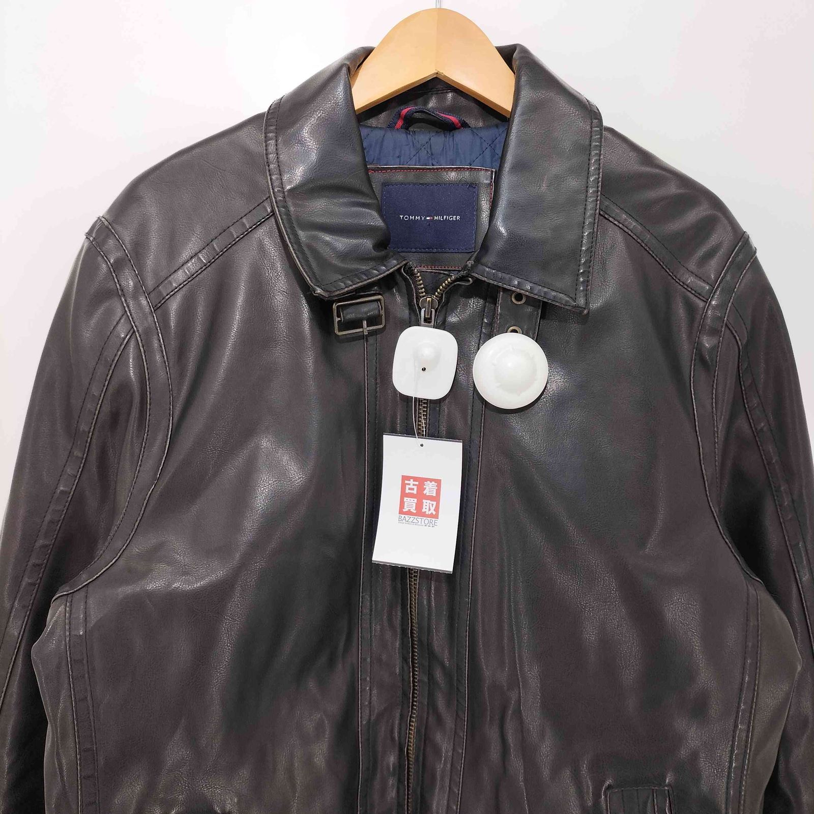   トミーヒルフィガー レザージャケット トミーヒルフィガー TOMMY HILFIGER ジップアップ レザー