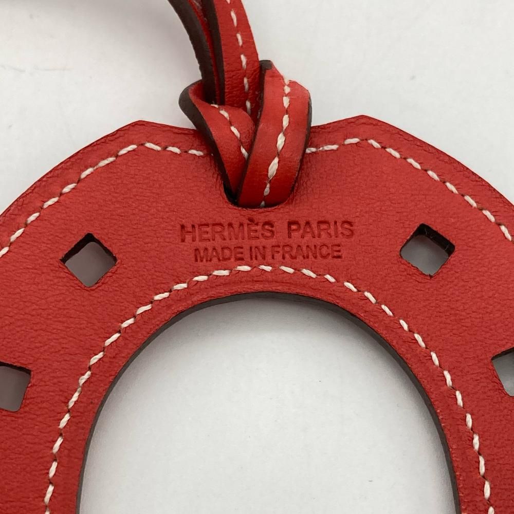 エルメス HERMES チャーム パドック シュバル レッド 未使用級