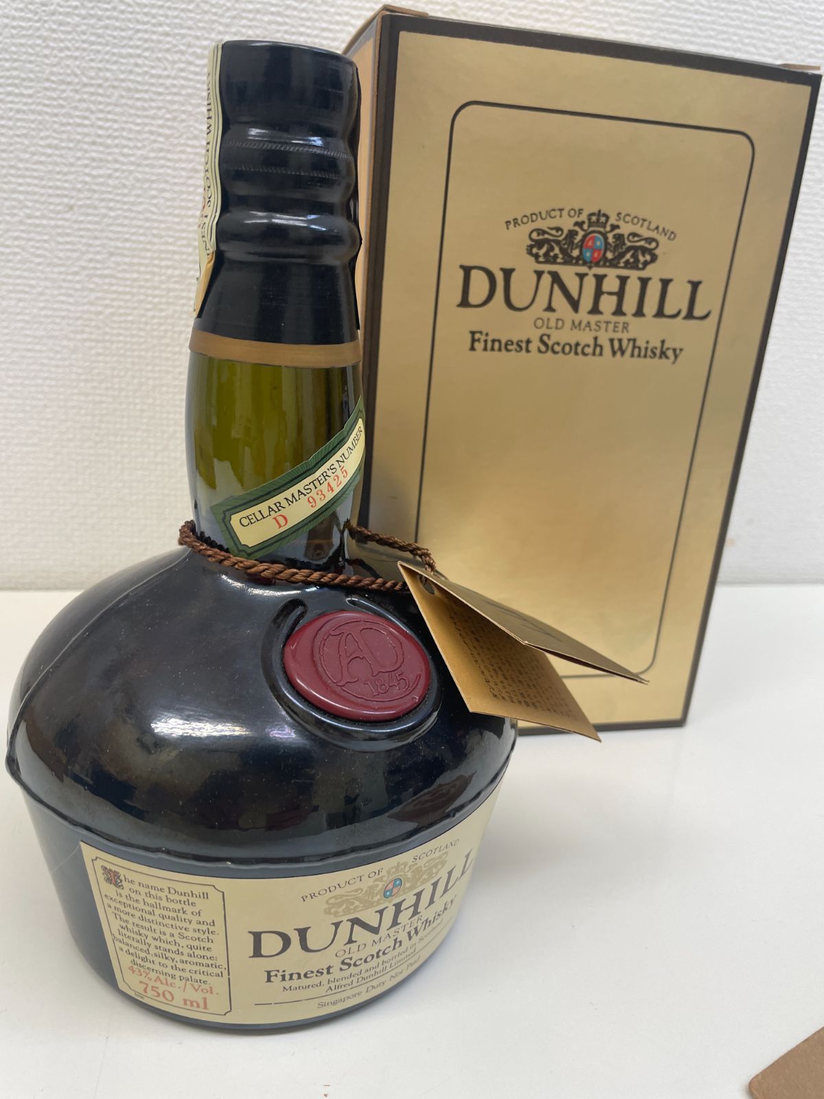 K【古酒】ダンヒル DUNHILL OLD MASTER 未開封 750ml 1845年 - メルカリ