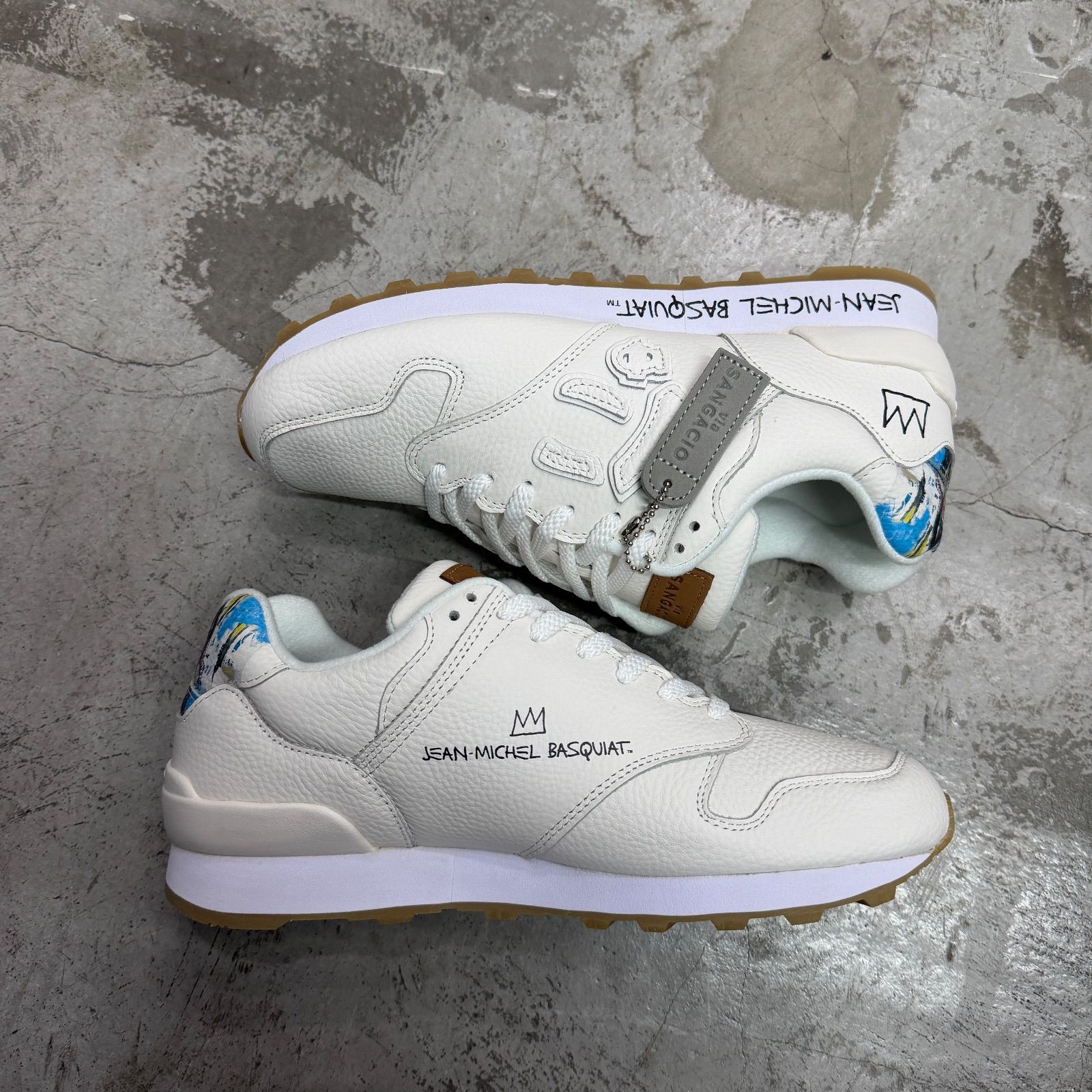  参考上代28600円 にゅ～ず バスキア サンガッチョ コラボ 26 cm 98764 A 4 スニーカー 靴