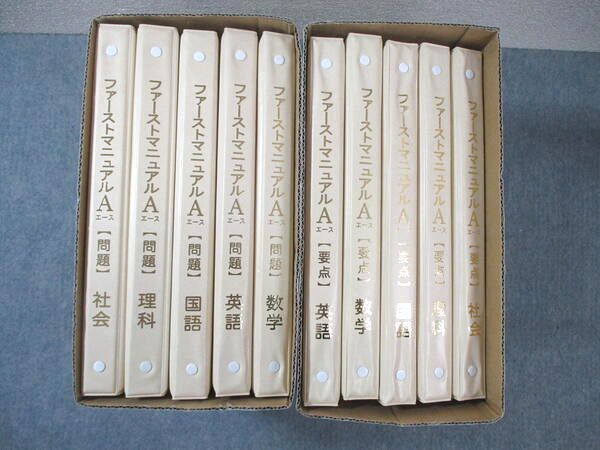 親心書籍 高校受験対策 ファーストマニュアルA 【問題】/【要点