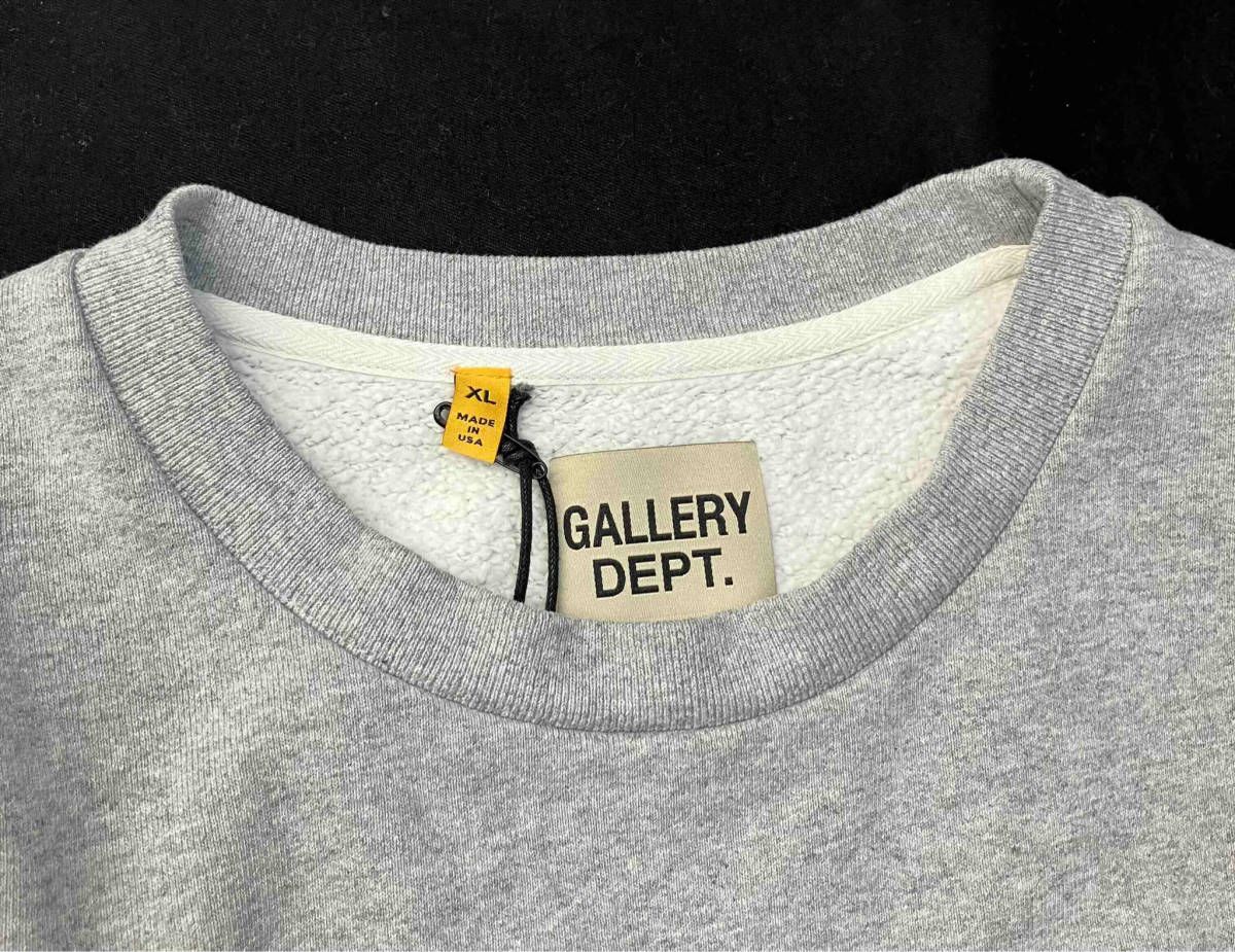 タグ付] GALLERY DEPT. ART DEPT CREW NECK SWEATSHIRT ギャラリーデプト クルーネック スウェットシャツ  グレー XL 裏起毛 - メルカリ