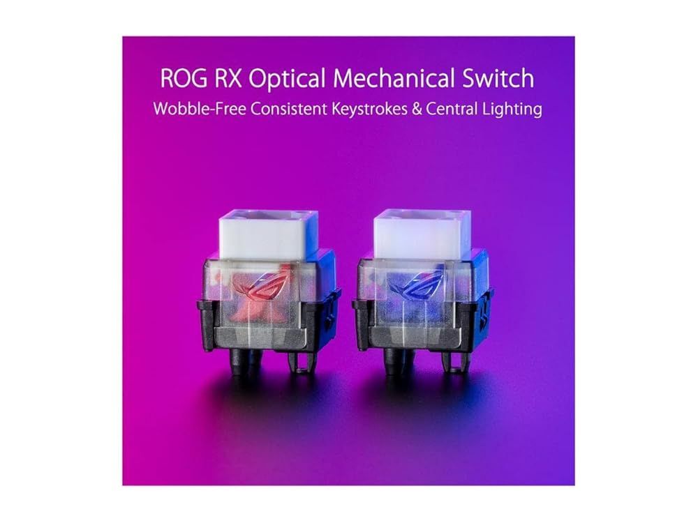 ASUSTek ゲーミングキーボード ROG Claymore II メカニカル ワイヤレス 有線 ROG-RXスイッチ 80 レイアウト バッテリー 最大144時間 VETTDRUCK_DE