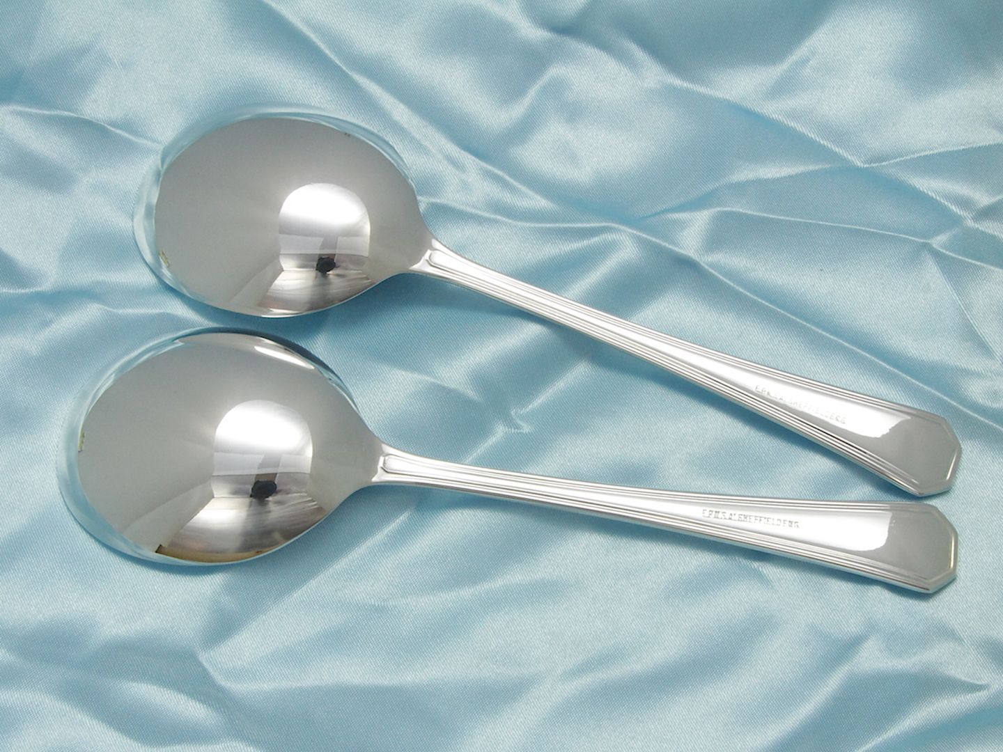 英国製 スープスプーン/ブイヨンスプーン 6本 EPNS A1 シルバー