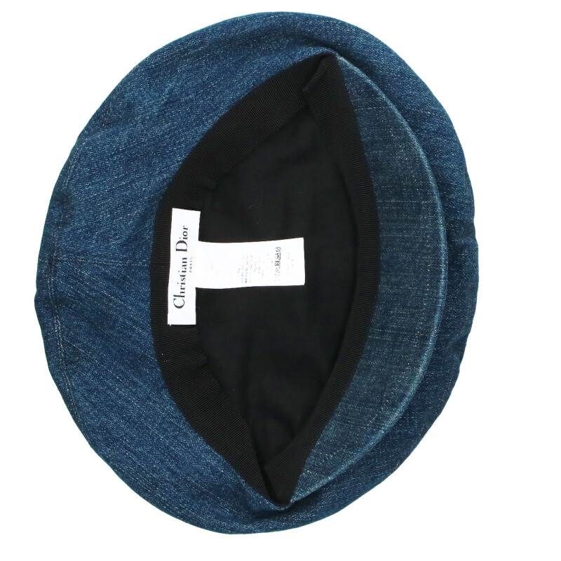レア 完売品 dior ベレー帽 帽子 ディオール デニムベレー Dior - レア