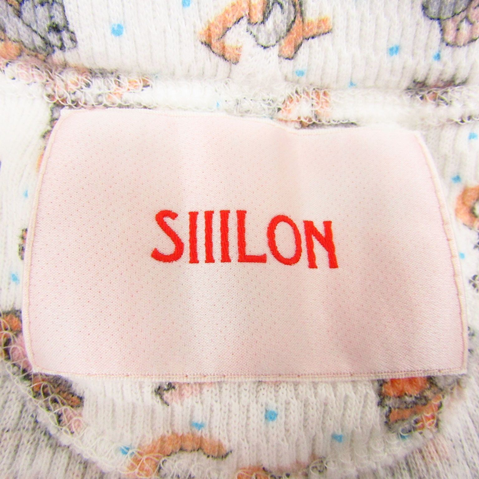 SIIILON シーロン Sweetie pants サーマルパンツ アニマル柄