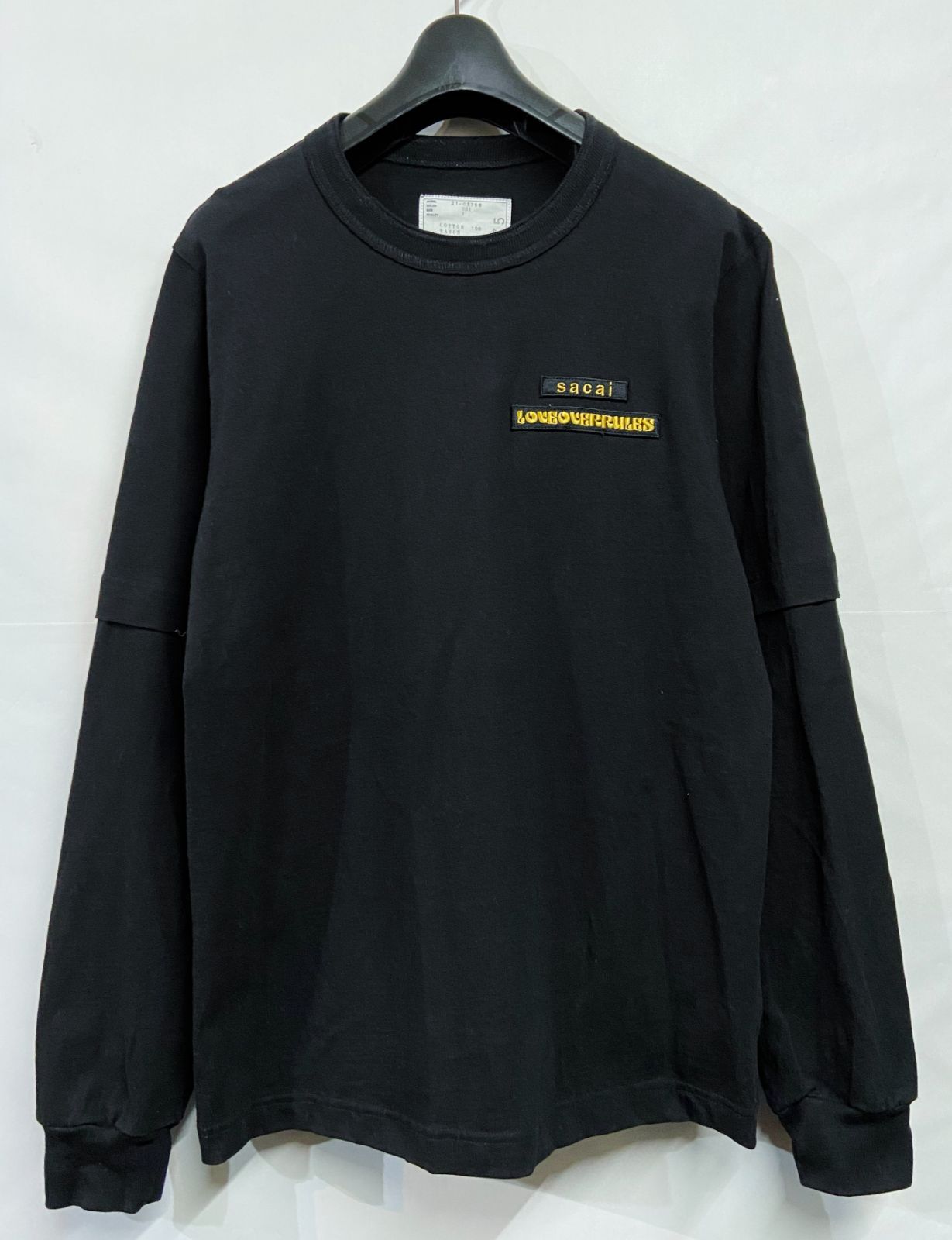 注目コラボ！【sacai × Hank Willis Thomas】ロゴ Tシャツ 半袖 Archive sacai サカイ/Hank Willis Thomas Mix Tシャツ/21-0179S