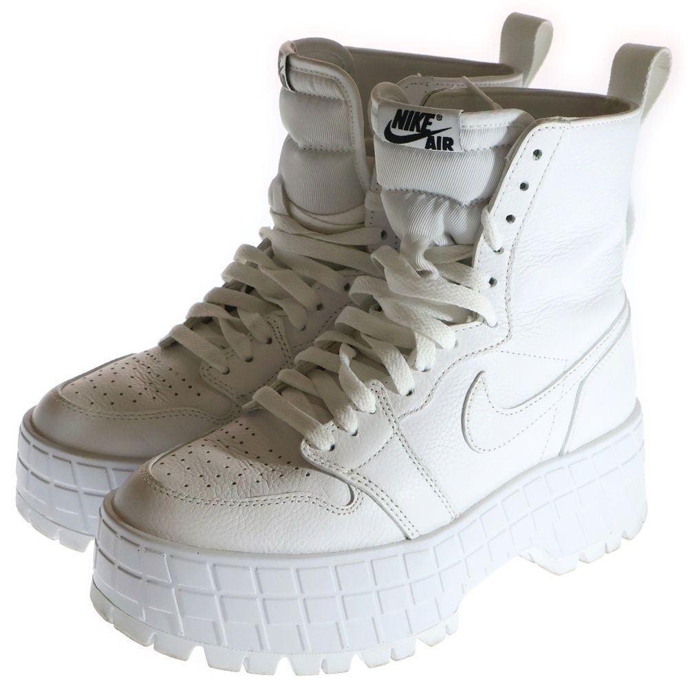 NIKE ナイキ WMNS AIR JORDAN 1 BROOKLYN ジョーダン1 ブルックリン ハイカットスニーカー ホワイト US8 25cm FJ5737-111